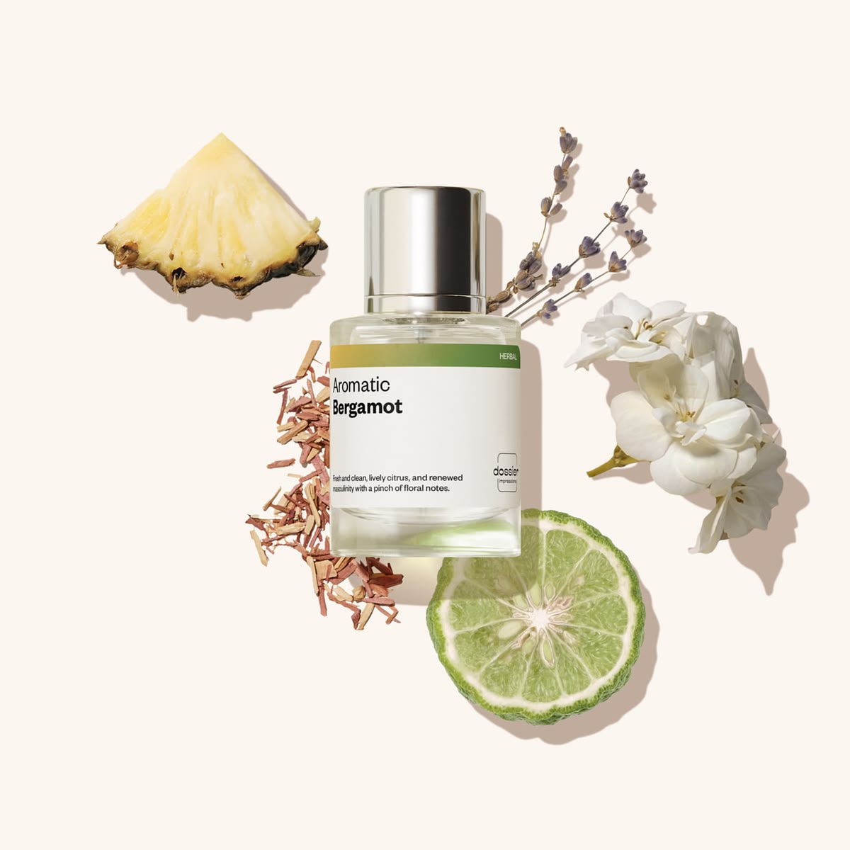 Fresh and bright fragrance still life